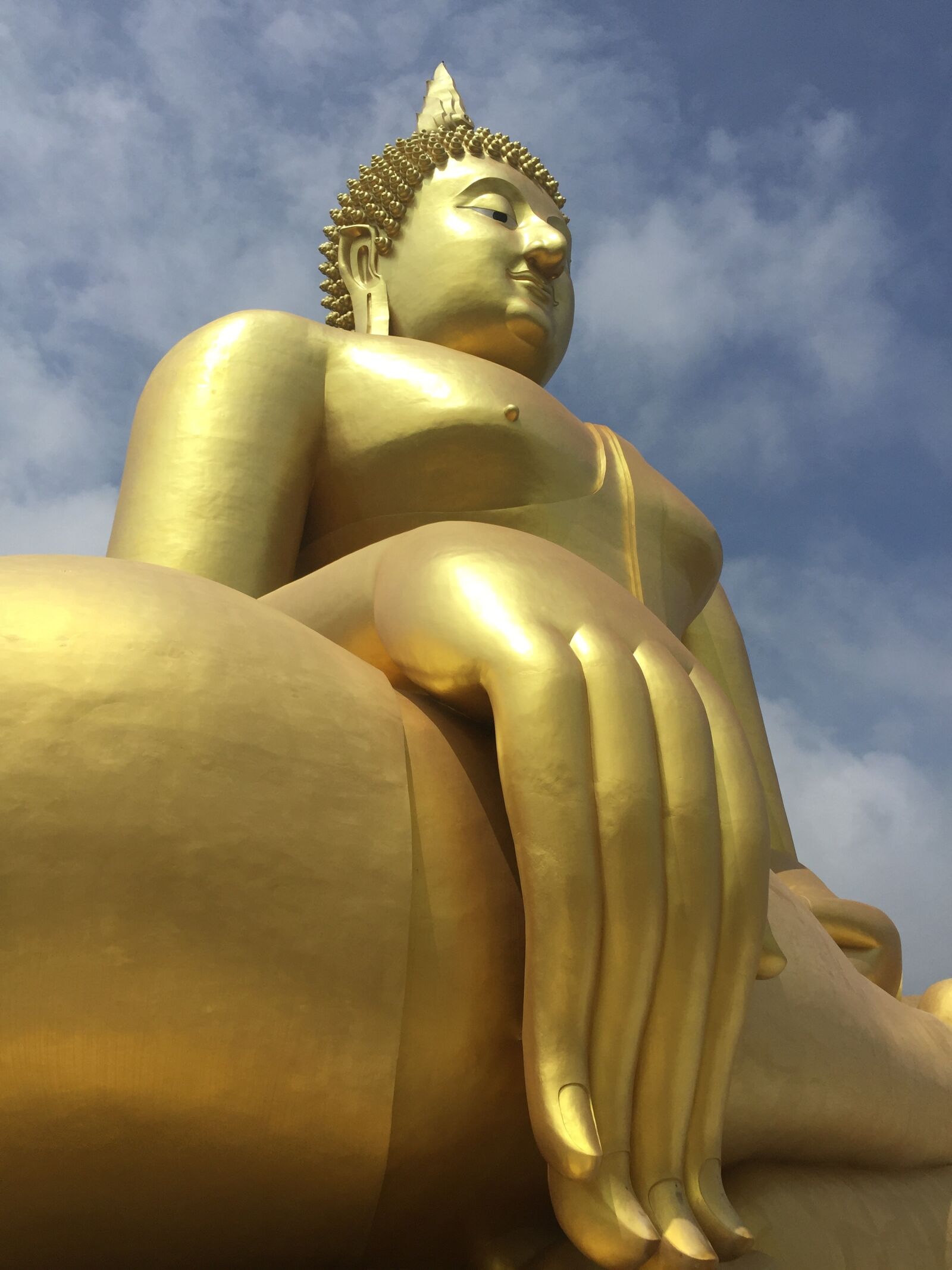 Apple iPhone 6 sample photo. Buddha statue, measure, faith photography