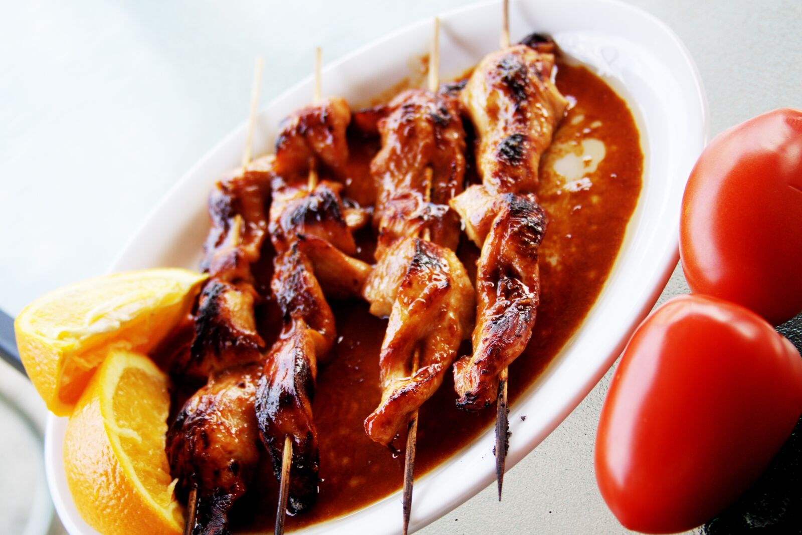 Canon EOS 50D sample photo. Sate, cooking, fine dining photography