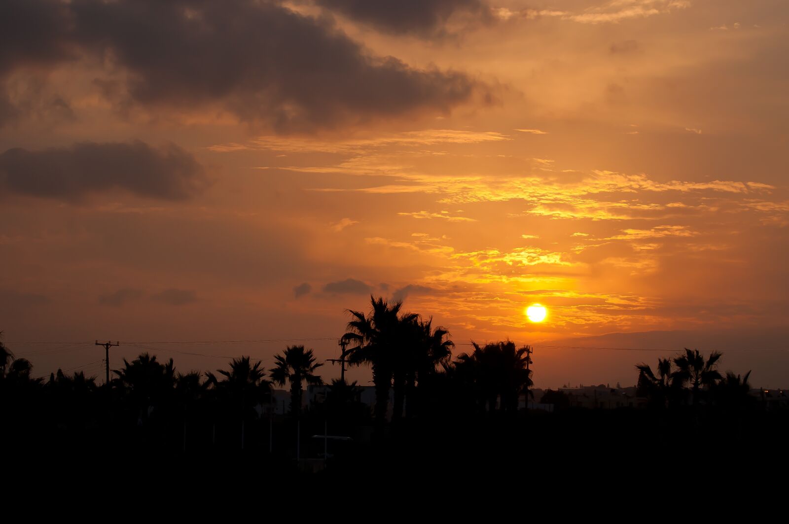 Nikon D90 sample photo. Greece, sunset, orange photography