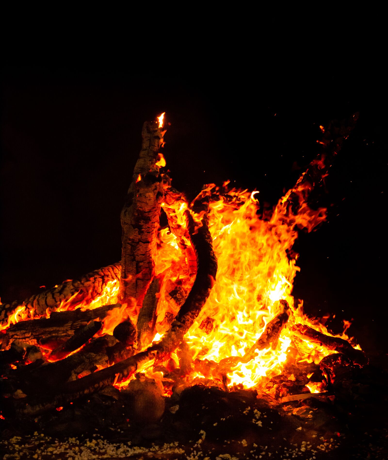 Nikon D5200 sample photo. Holi, holika dahan, burning photography