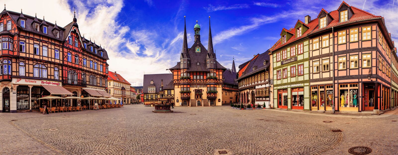 Nikon D3200 sample photo. Wernigerode, marketplace, city photography