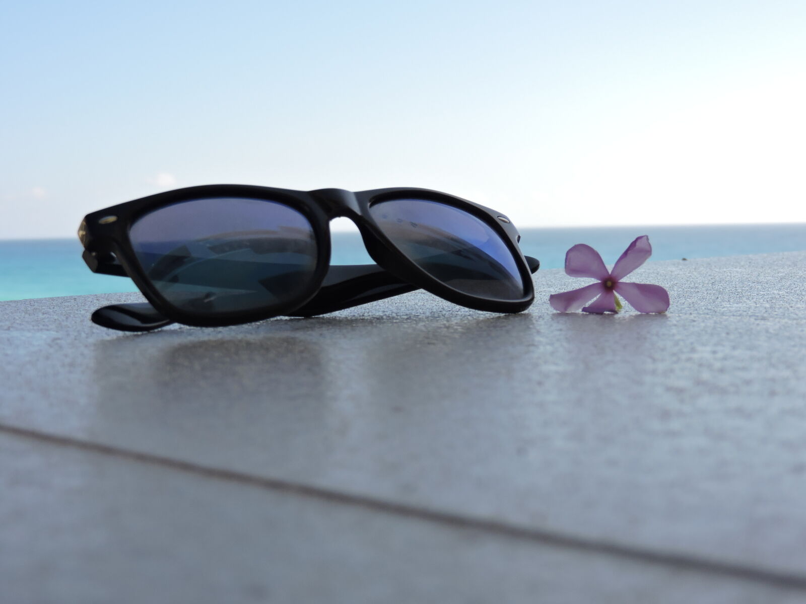 Nikon Coolpix P530 sample photo. Beach, flower, paradise, sunglasses photography