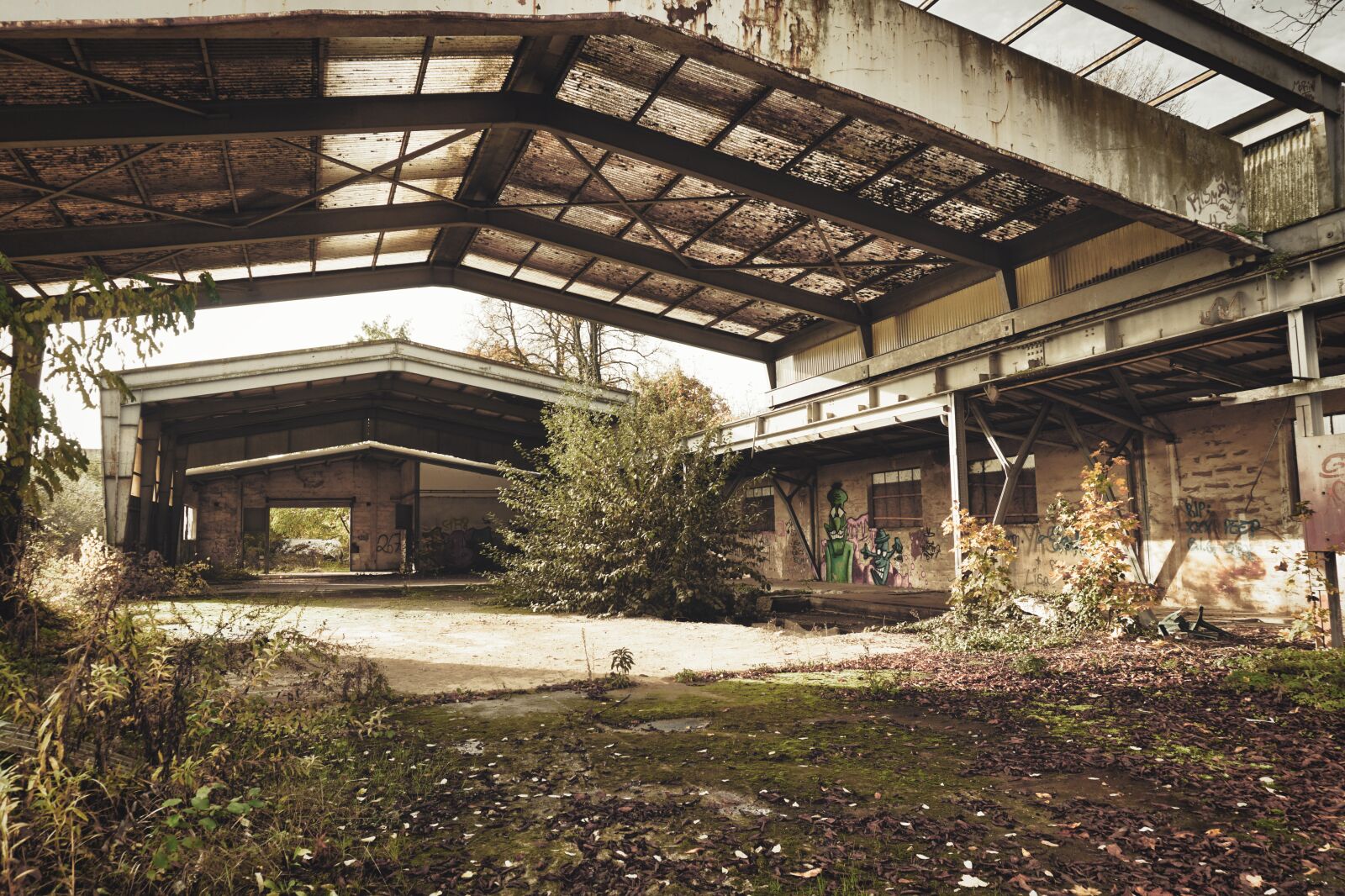 Sony a6500 + Sony E 16-50mm F3.5-5.6 PZ OSS sample photo. Old factory, demolition, ruin photography