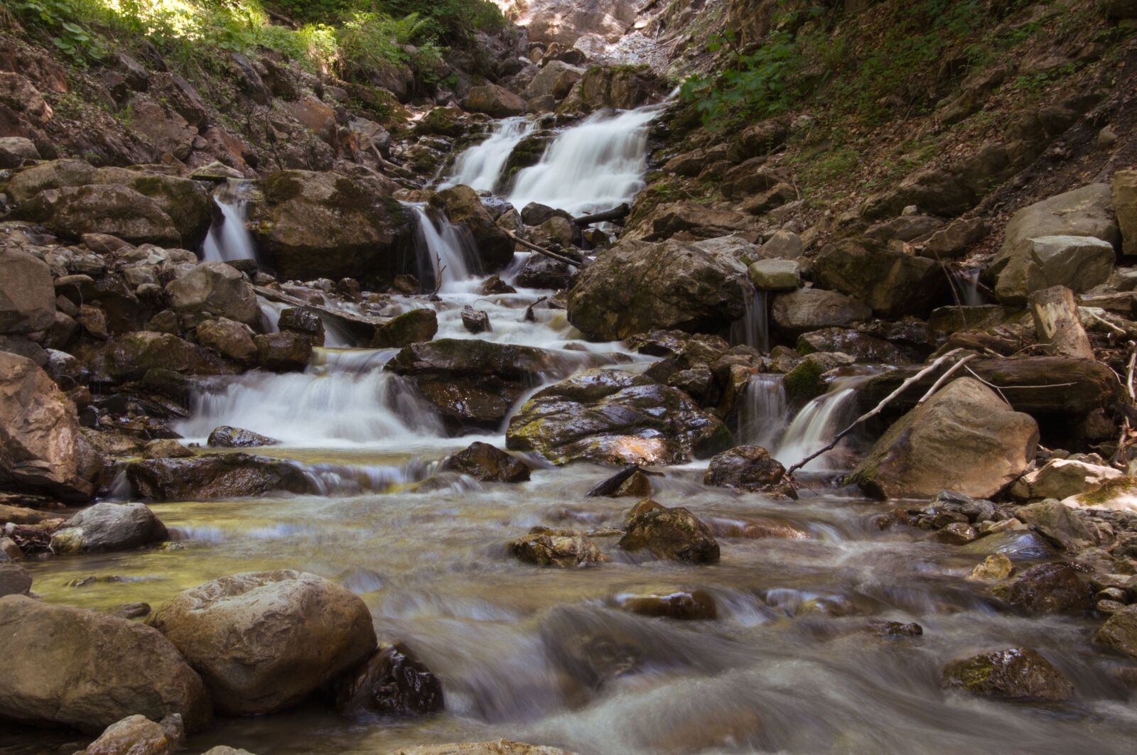 Nikon D90 sample photo. Waterfall, water, nature photography