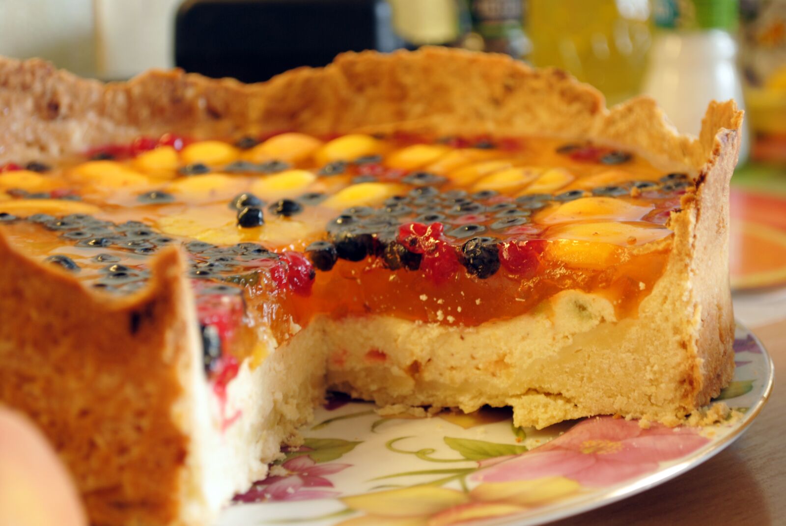 Nikon D3000 sample photo. Cheesecake, pie, nutrition photography
