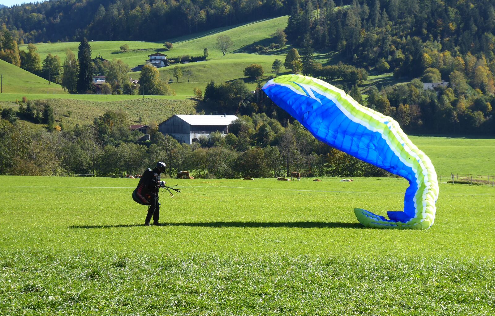 Panasonic DMC-TZ71 sample photo. Sport, flying, paragliding photography