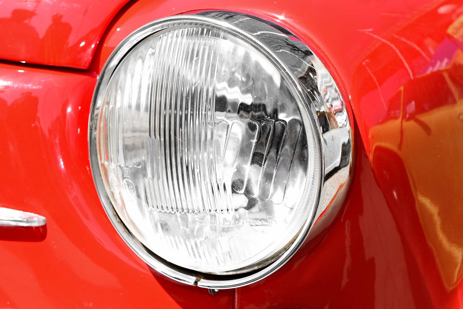 Nikon D5500 sample photo. Chrome, metallic, red, reflector photography
