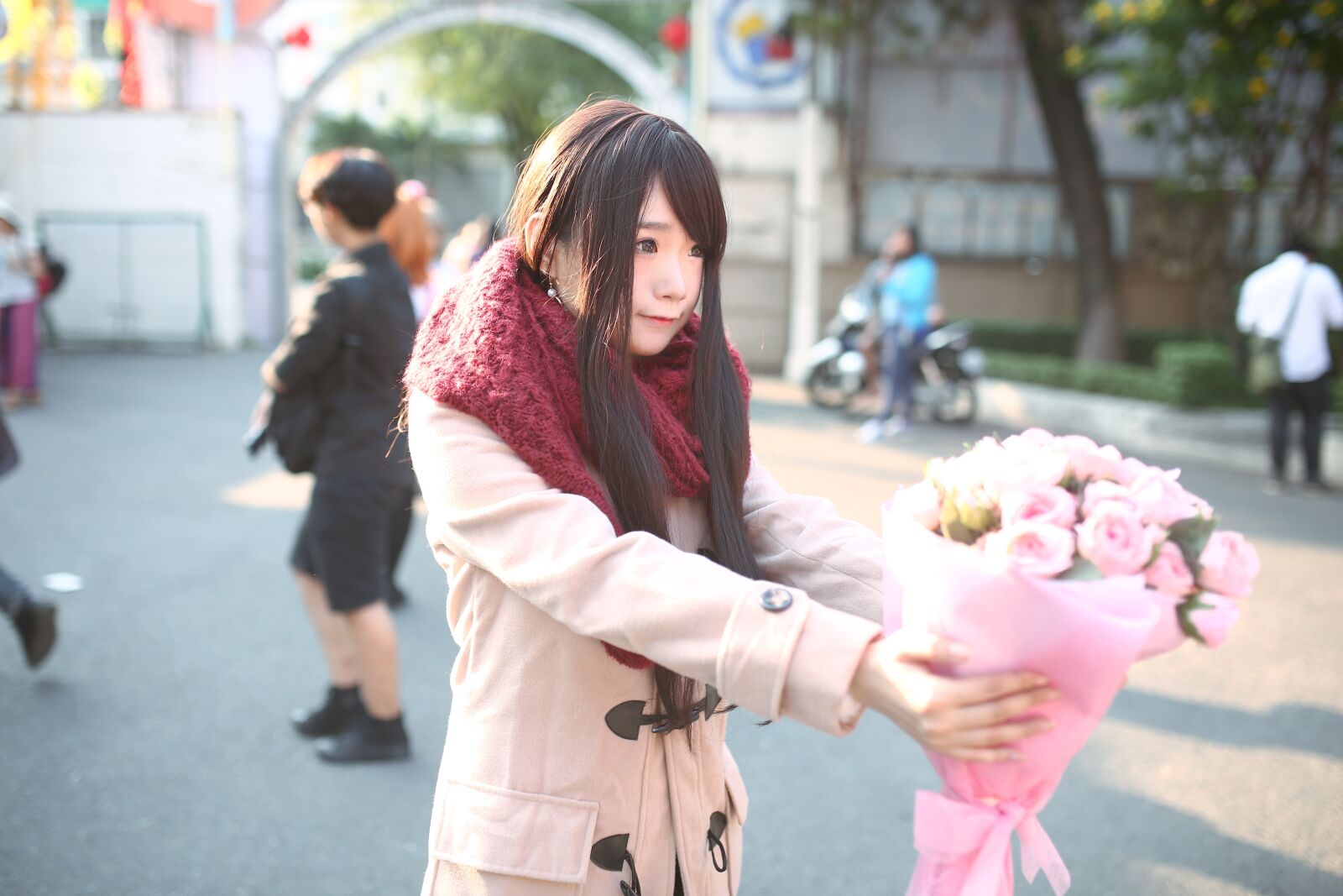 Canon EOS 5D Mark III sample photo. Girl, portrait, winter photography
