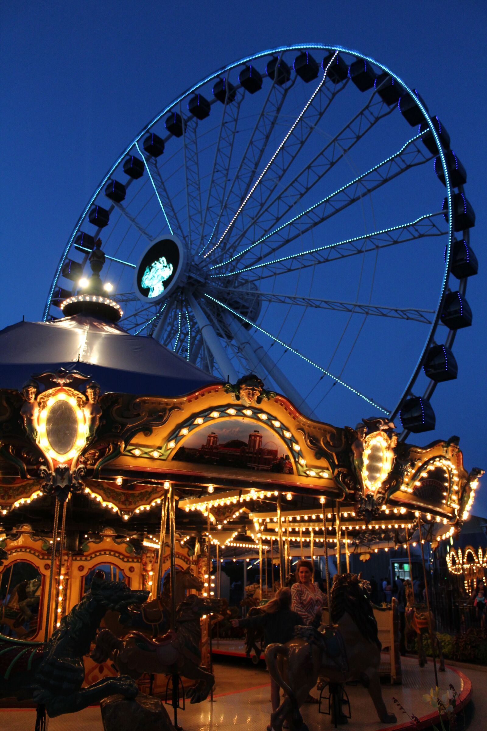 Canon EOS 1300D (EOS Rebel T6 / EOS Kiss X80) sample photo. Park, carousel, chicago photography