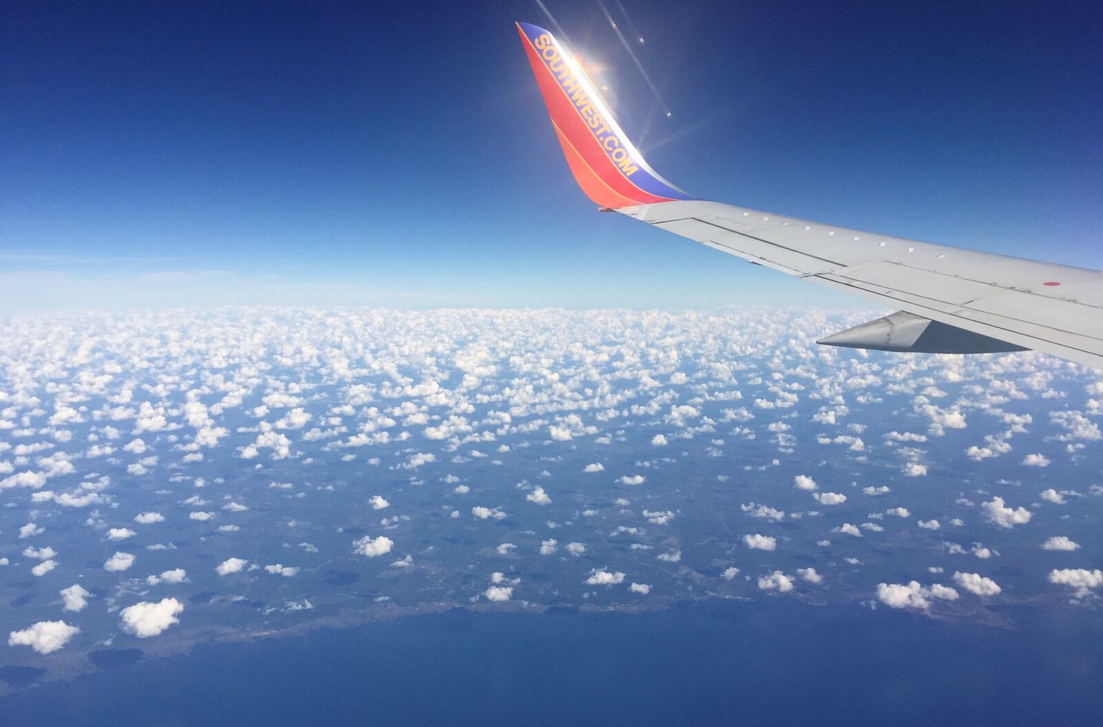 Apple iPhone 6 sample photo. Airplane, clouds, sky photography