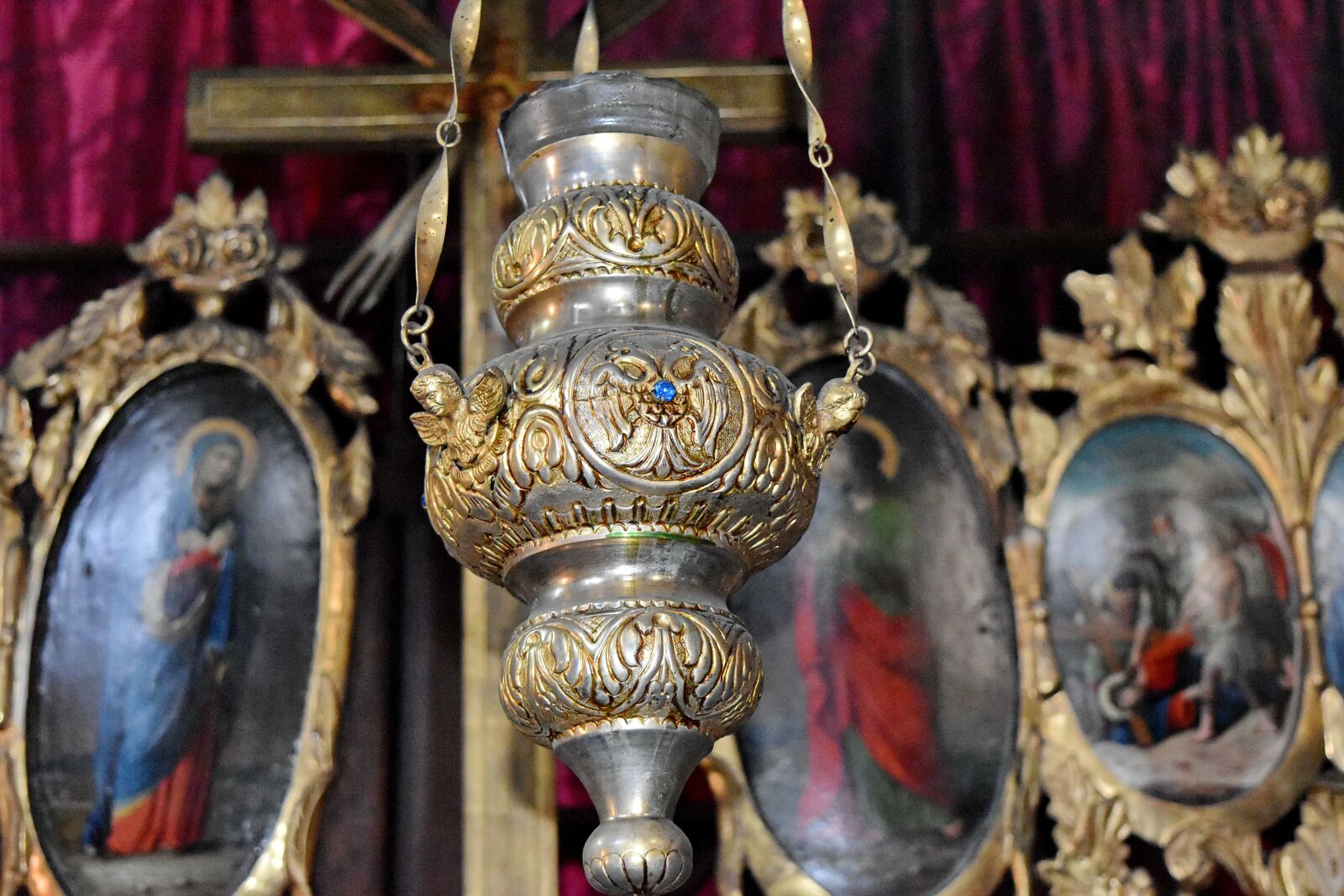 Nikon D5500 sample photo. Altar, byzantine, serbia, temple photography