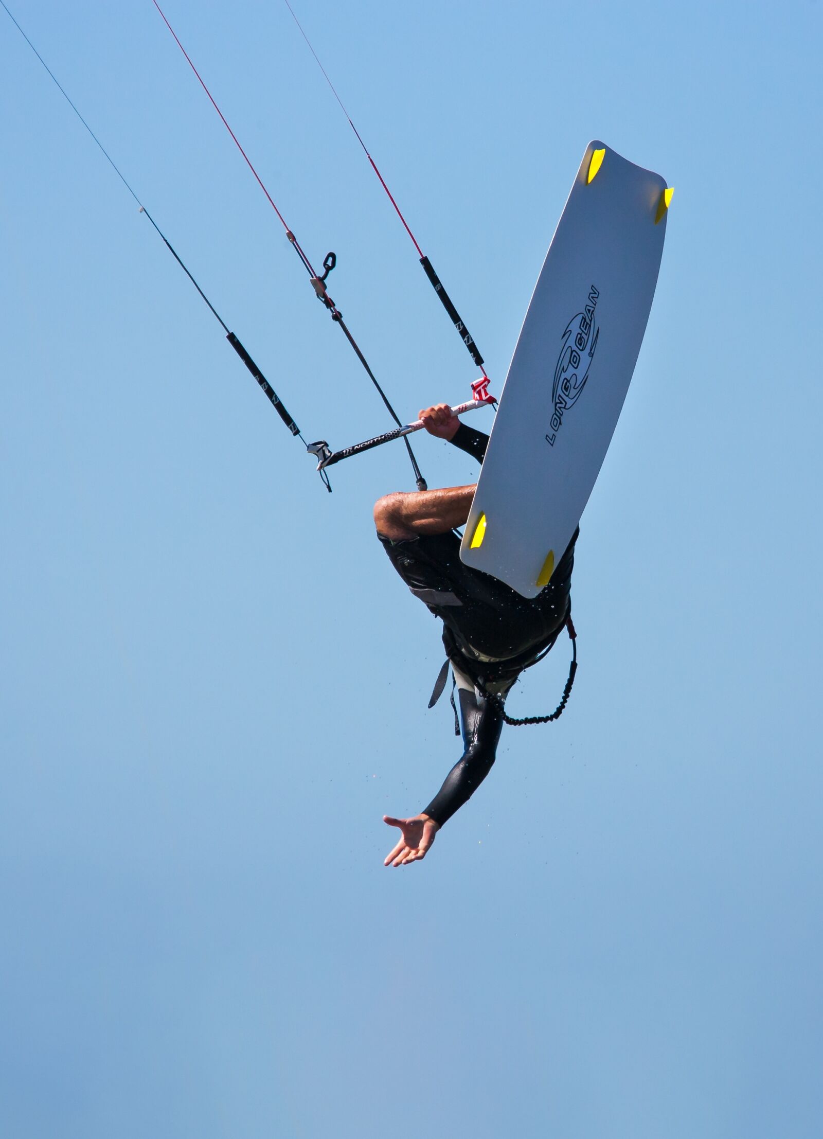 Canon EOS-1D Mark II N sample photo. Kite boarder, kite boarding photography