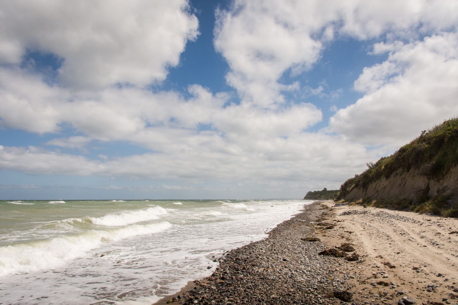 Nikon D7200 sample photo. Baltic sea, beach, cliff photography