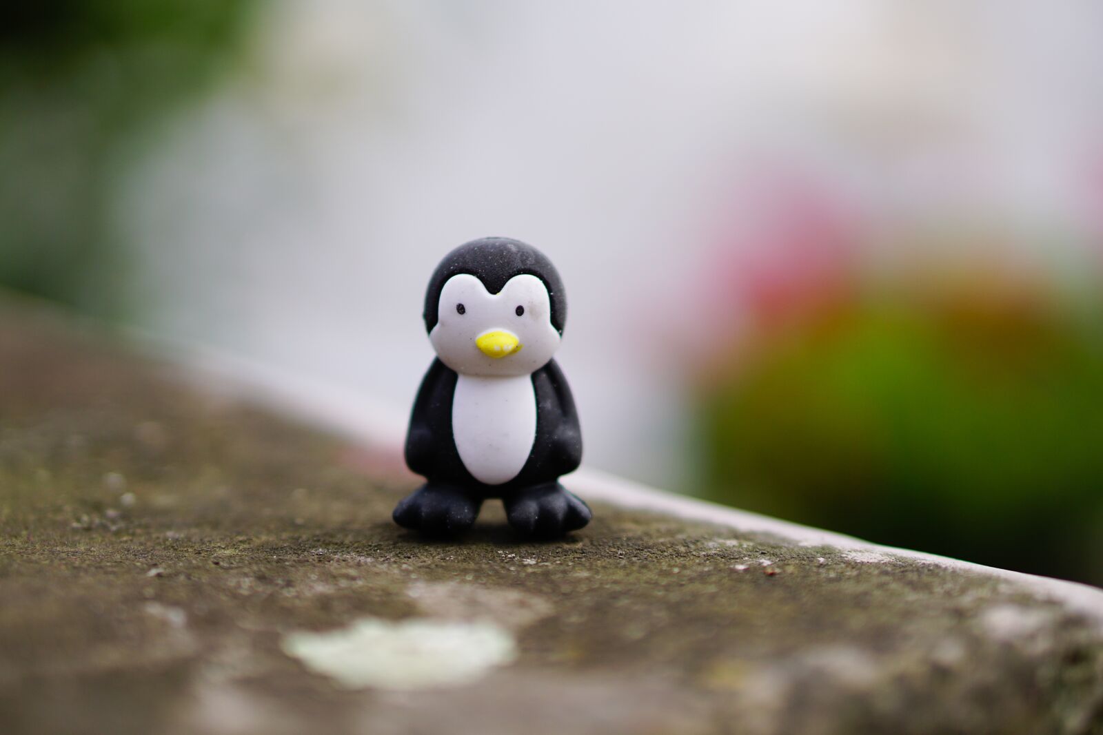 E 50mm F1.8 OSS sample photo. Penguin, toys, figure photography