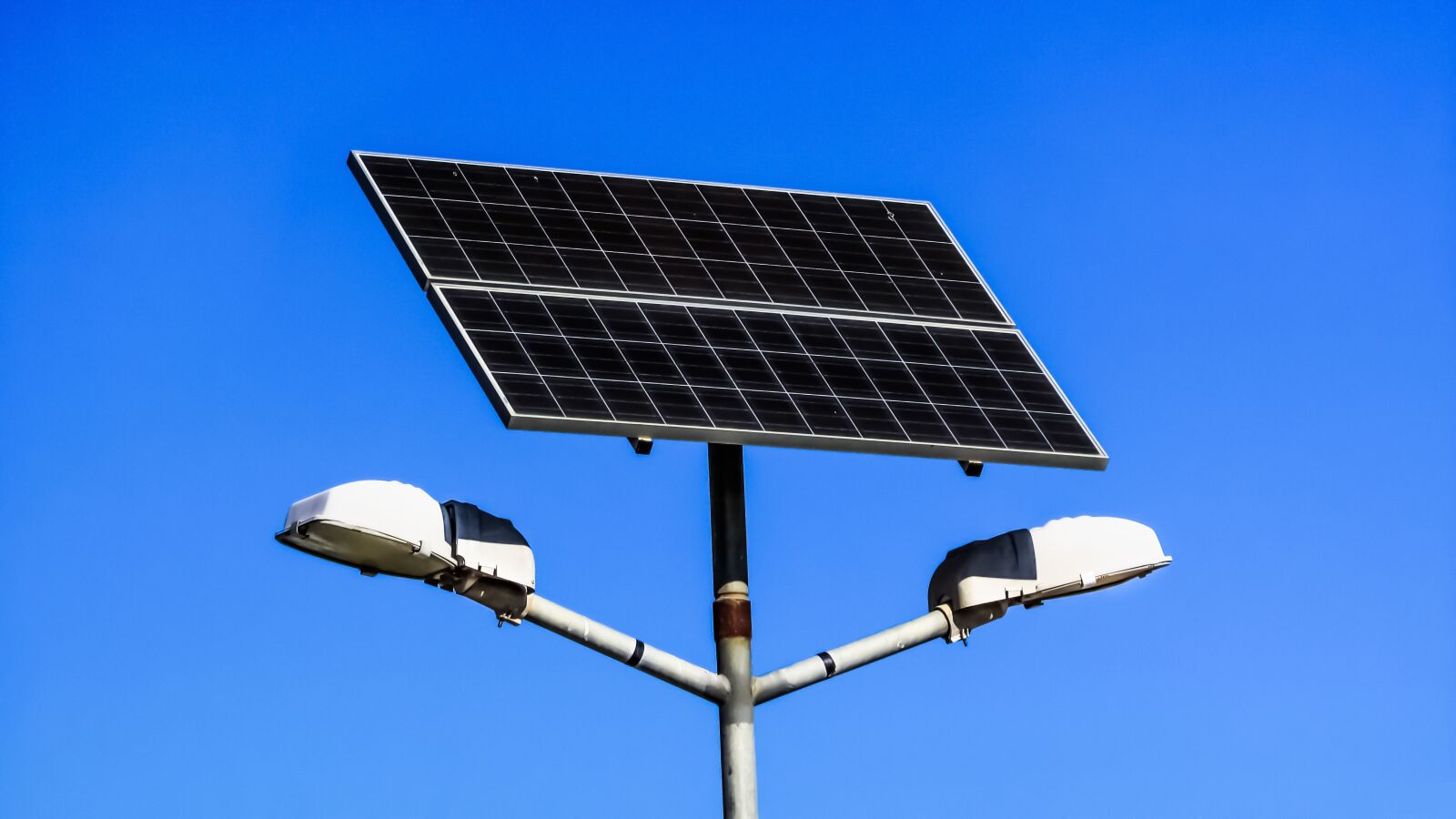 Canon PowerShot SX400 IS sample photo. Solar panel, lamps, electricity photography