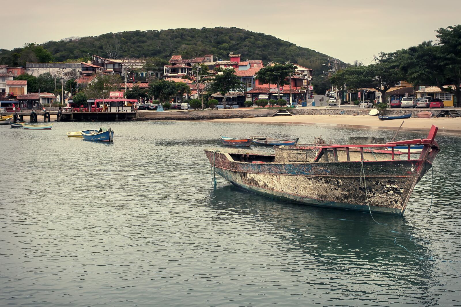 Canon EOS 7D sample photo. Buzios, landscape, boat photography