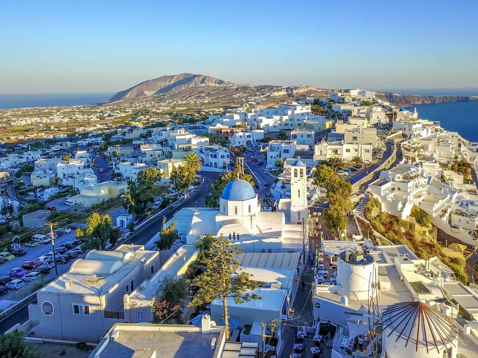 DJI FC220 sample photo. Greece, santorini, island photography
