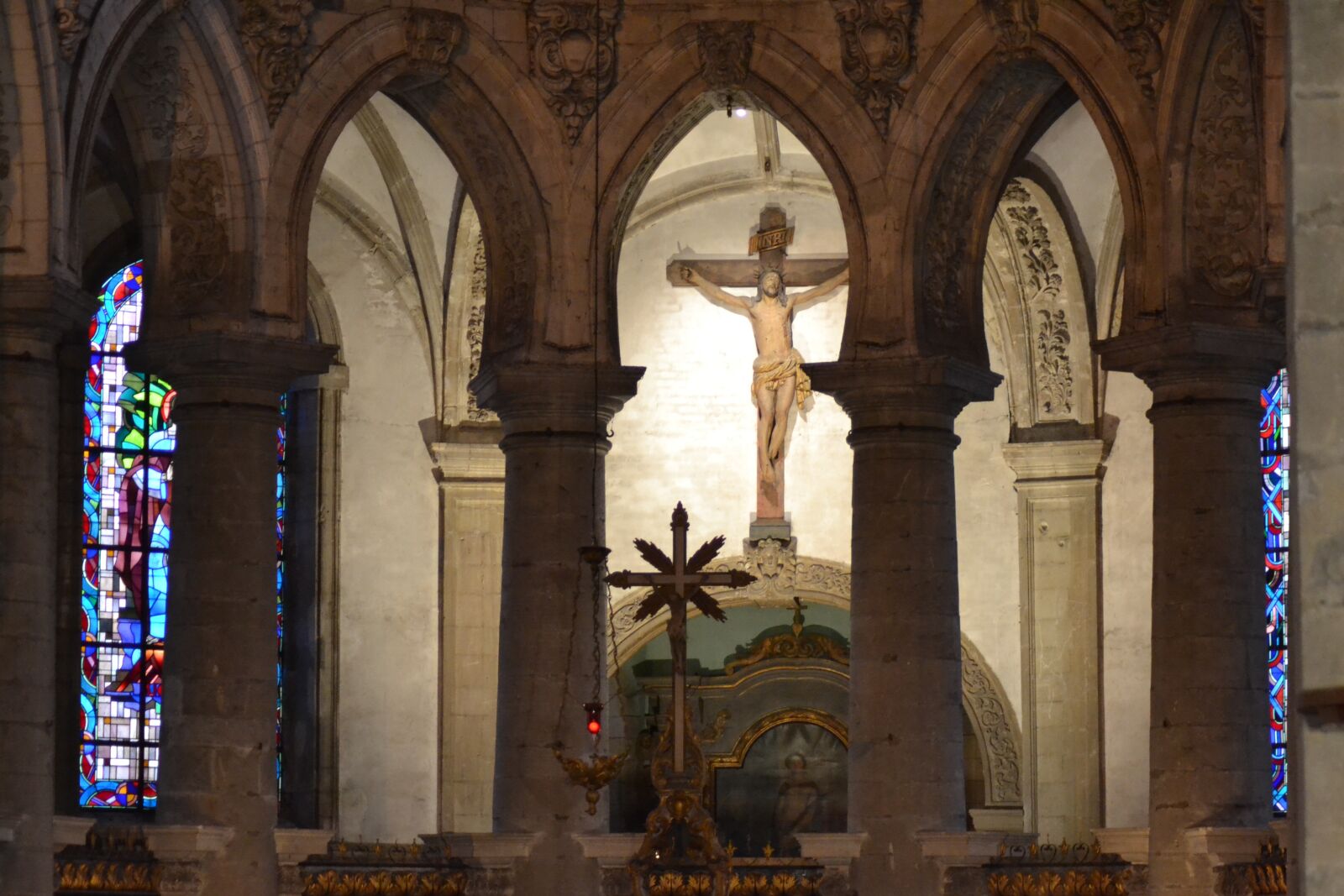 Nikon D3100 sample photo. Choir, church, abbey photography