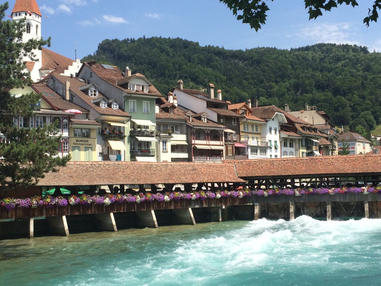 iPhone 5s back camera 4.15mm f/2.2 sample photo. Thun, water, switzerland photography