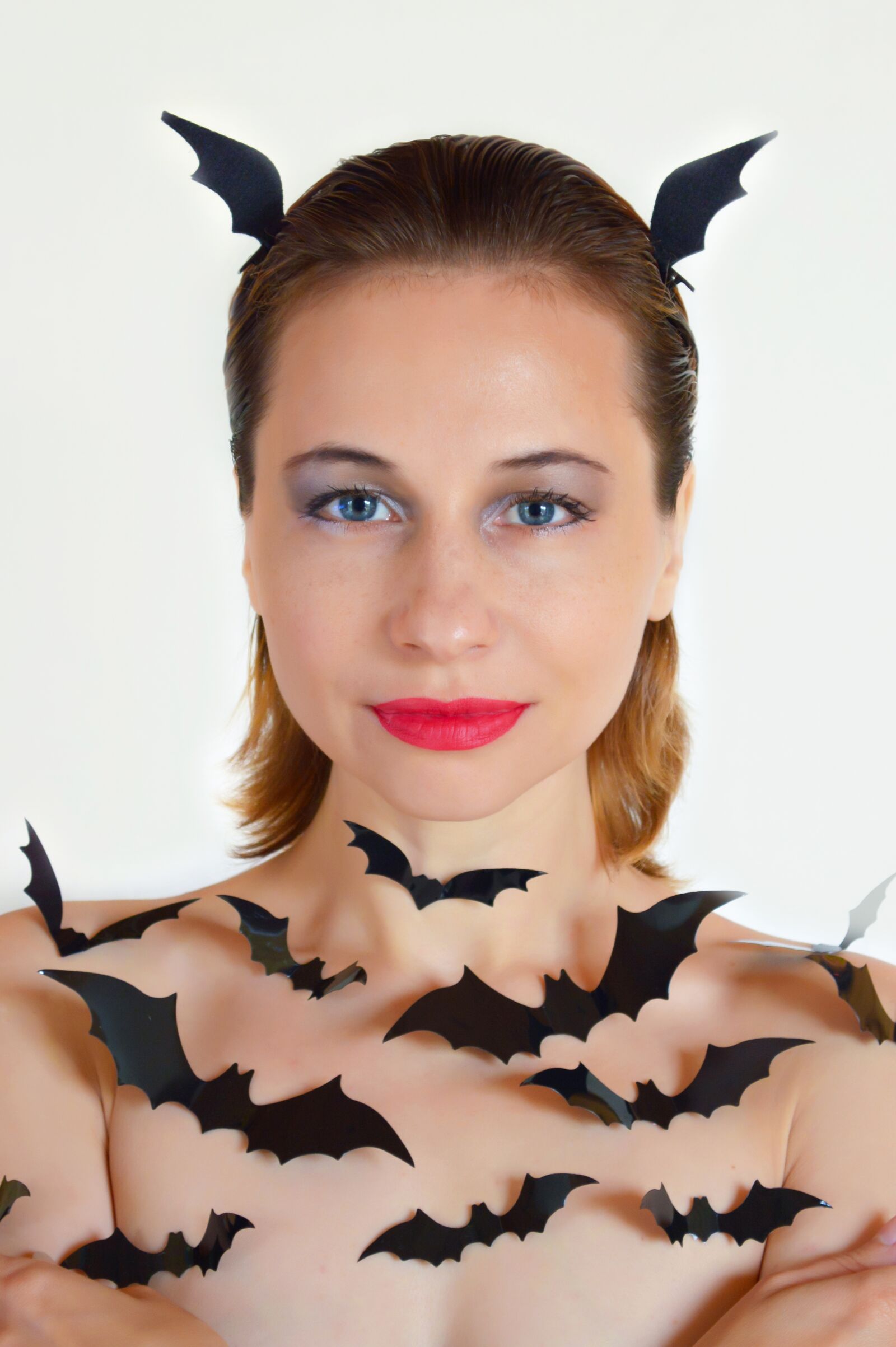 Nikon D3200 sample photo. Woman, a vampire, cosplay photography