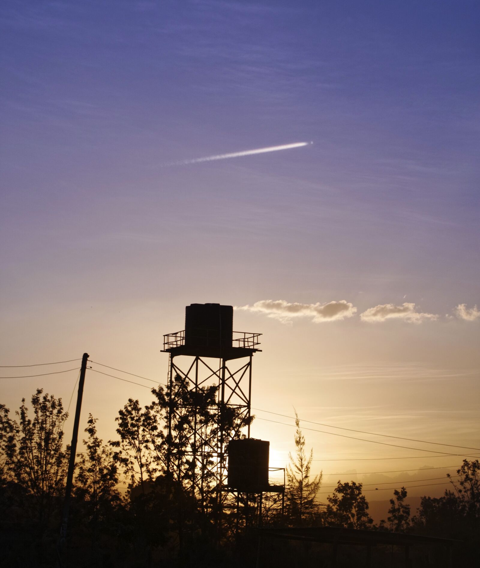 Nikon D3100 sample photo. Sky, sunset, industry photography