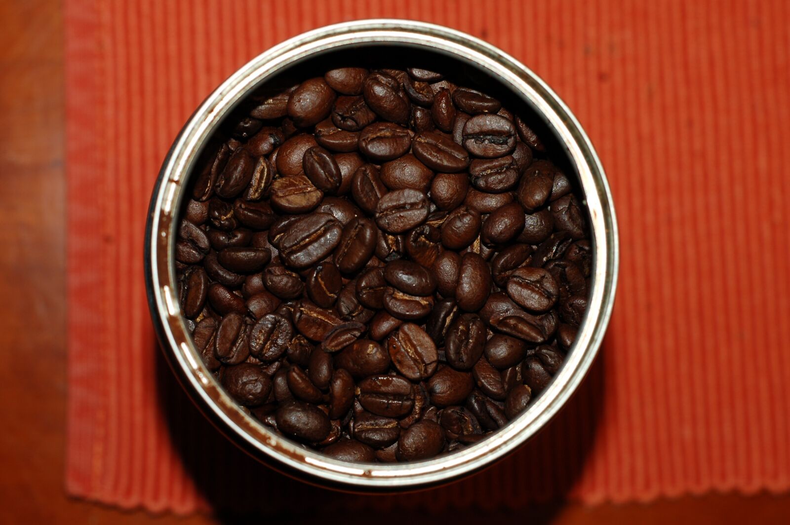 Nikon D50 sample photo. Coffee, beans, coffee bean photography