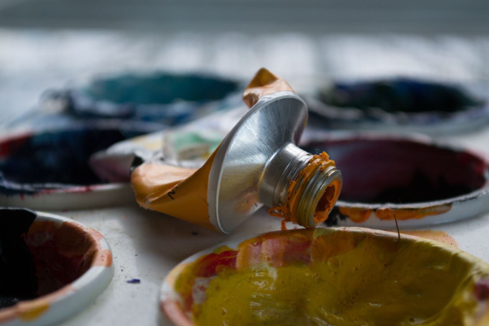 Nikon D3100 sample photo. Paint, dried paint, color photography