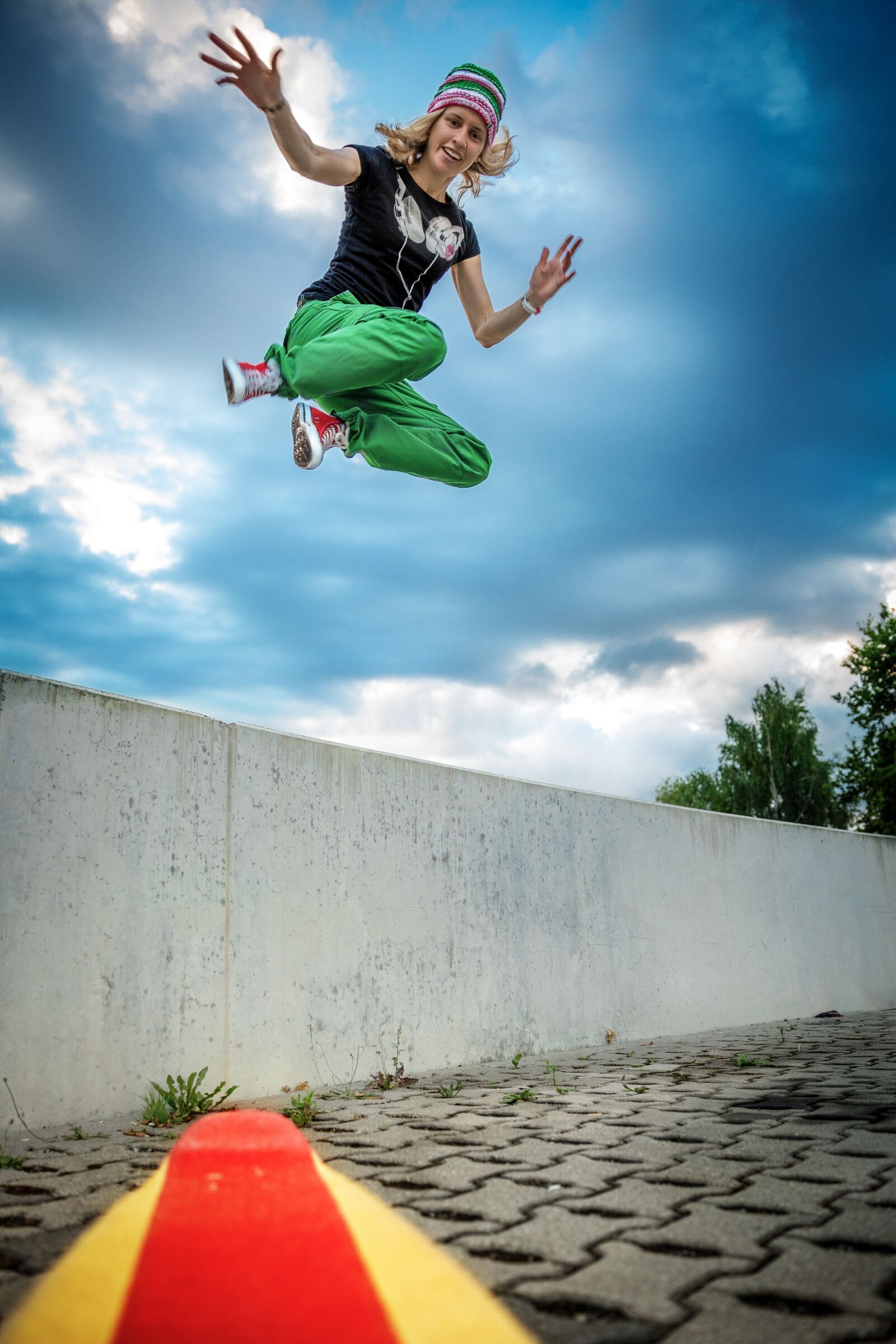 Canon EF 24-70mm F2.8L II USM sample photo. Fun, jump, happy photography