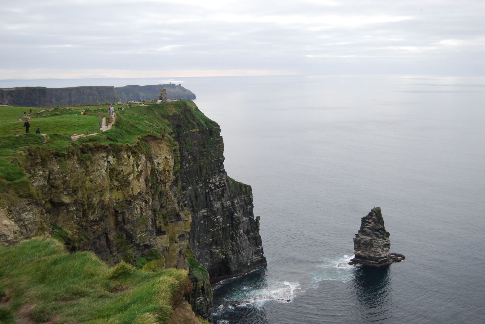 Nikon D40X sample photo. Cliffs, sea, ireland photography