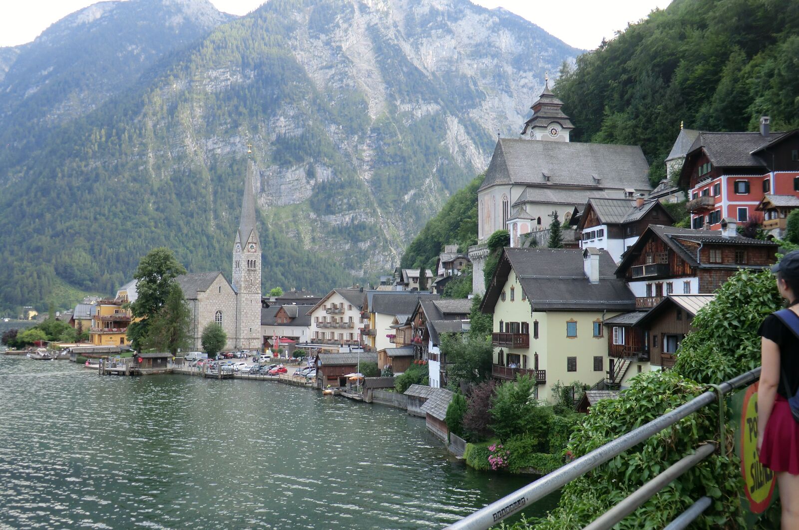 CASIO EX-H5 sample photo. Hallstatt, evening light, austria photography