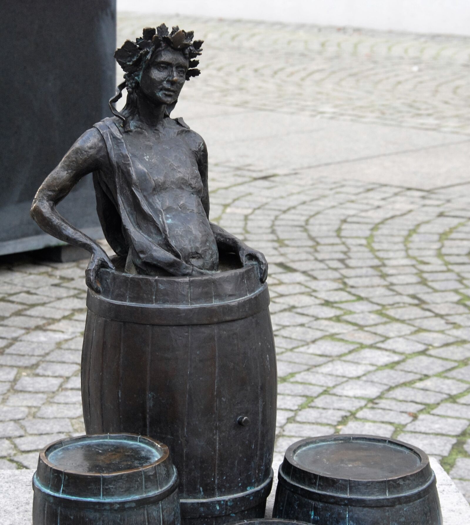 Nikon D80 sample photo. Bacchus, image, brass photography
