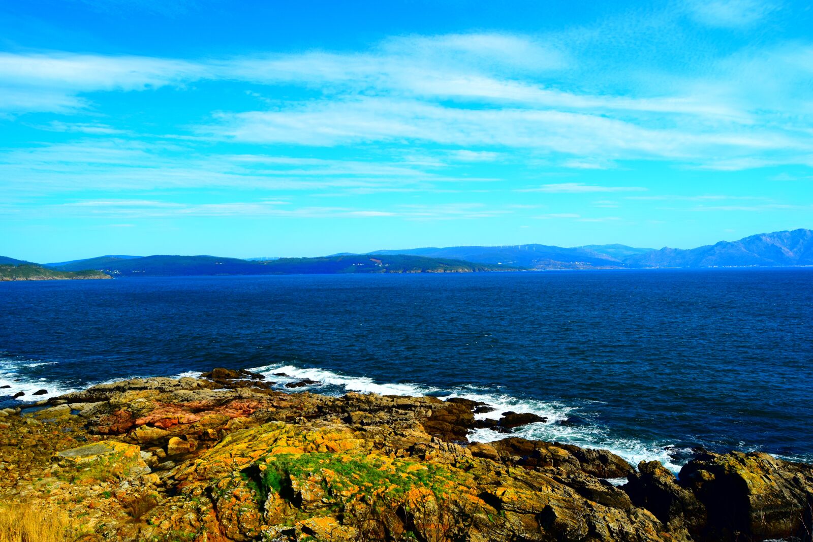 Nikon D3300 sample photo. Finisterre, sea, rocks photography