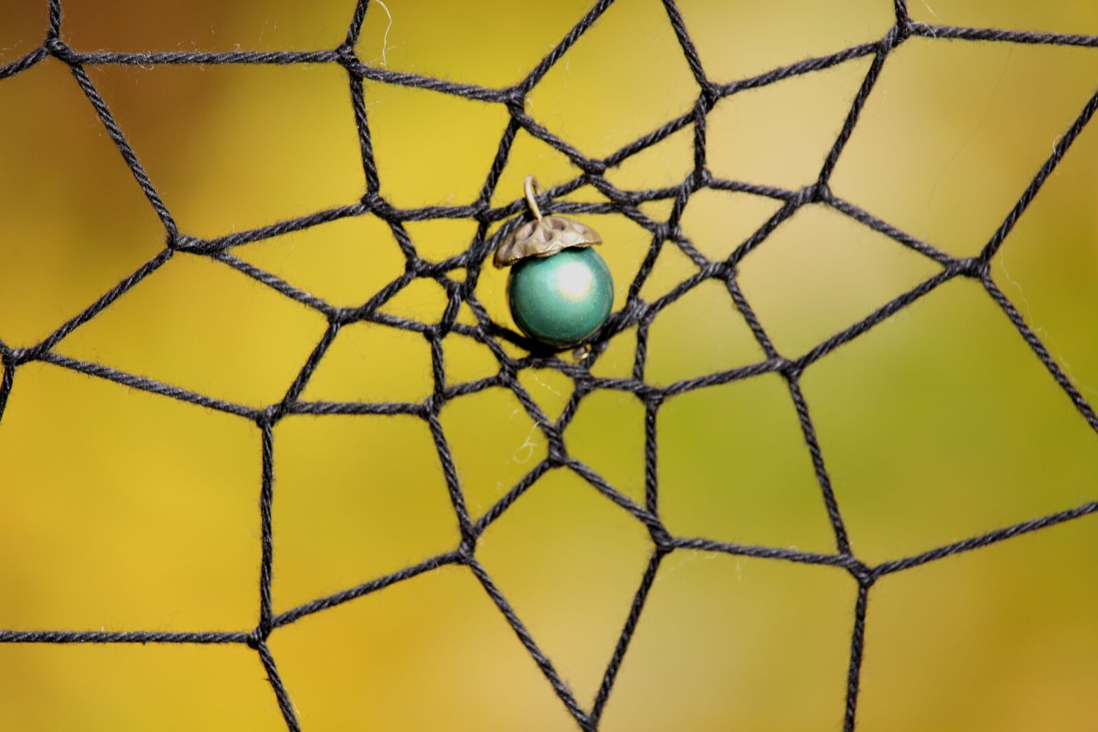 Canon EF-S 55-250mm F4-5.6 IS STM sample photo. Dream catcher, braid, woven photography