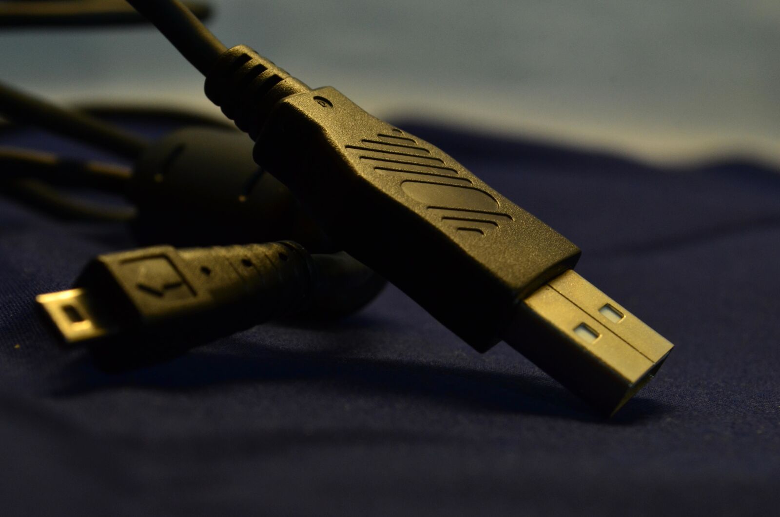 Nikon D5100 sample photo. Usb cable, wire photography