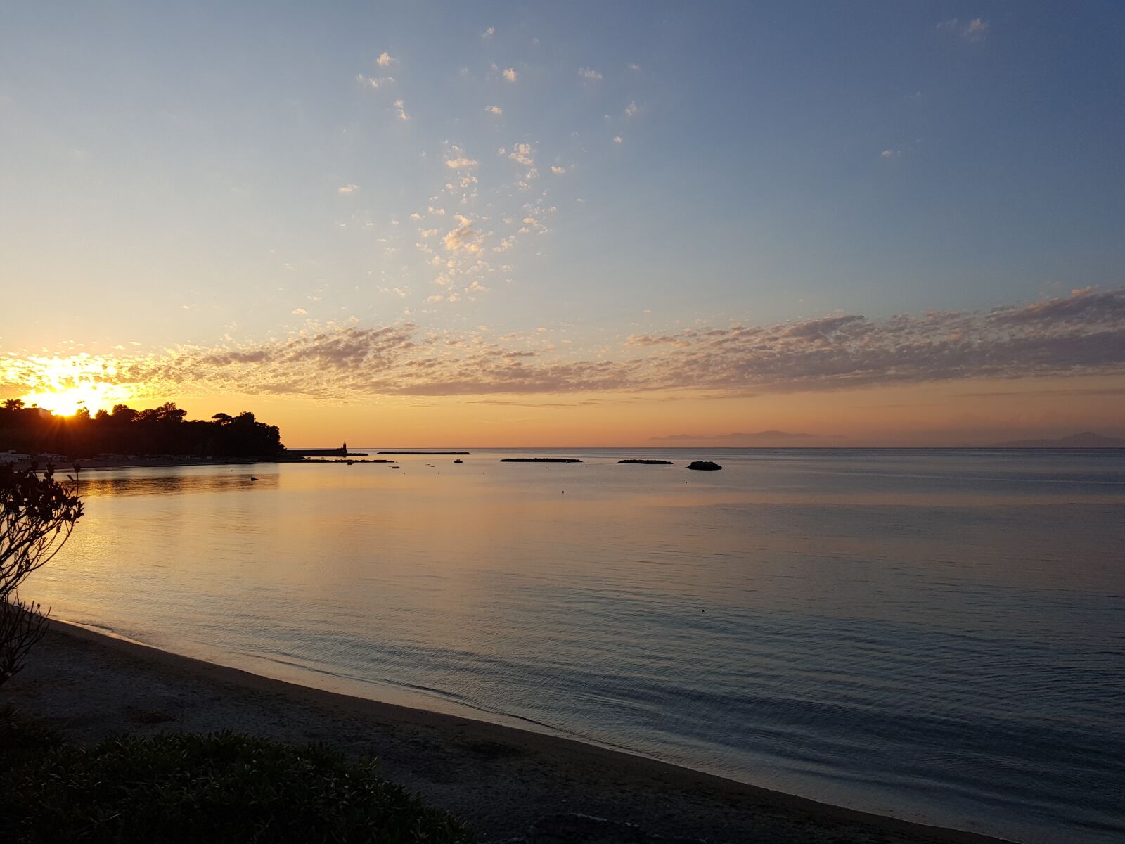 Samsung Galaxy S8+ sample photo. Beach, ischia, sunset photography