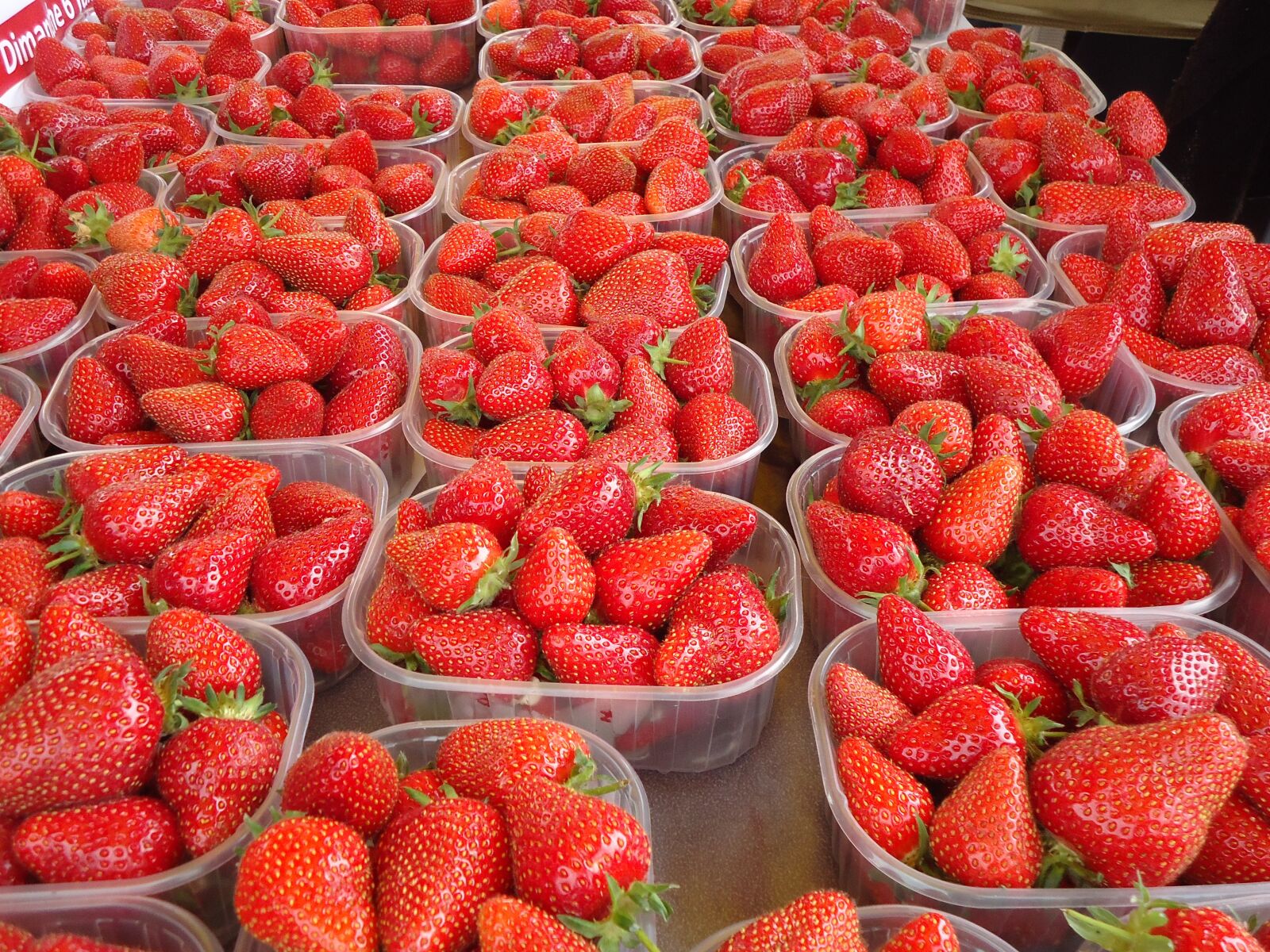 Sony DSC-W550 sample photo. Strawberries, fruit, market photography