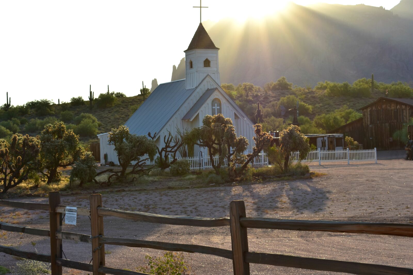 Nikon D3400 sample photo. Church, arizona, desert photography