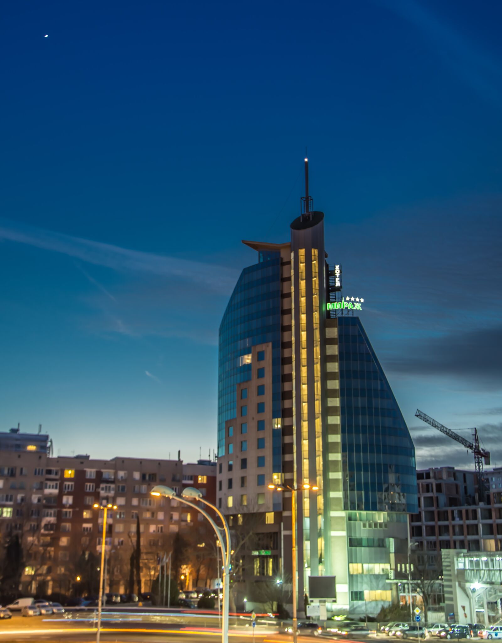 Nikon D7200 sample photo. Sunset, hotel, urban photography