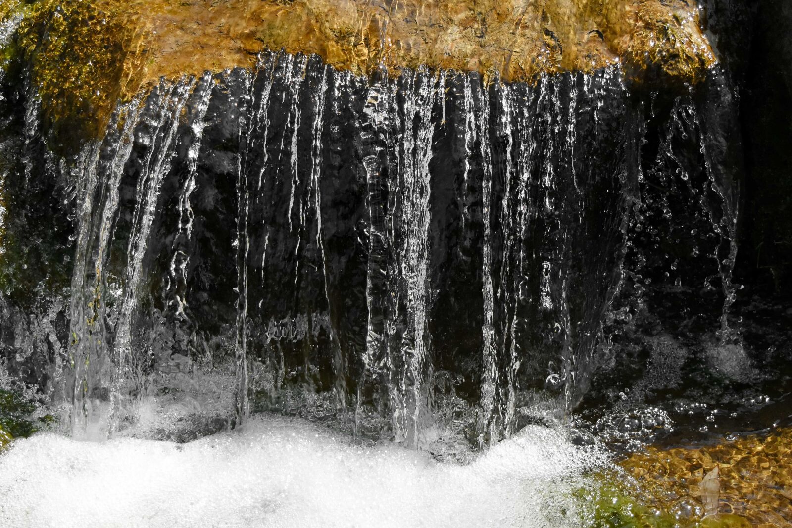 Nikon D5500 sample photo. Waterfall, cold, water, structure photography
