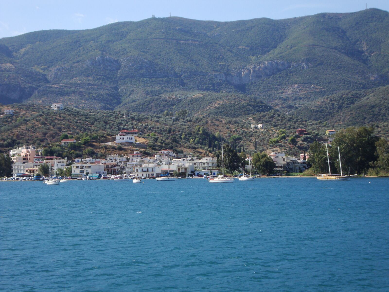 Sony DSC-W210 sample photo. Greek island, sea, water photography
