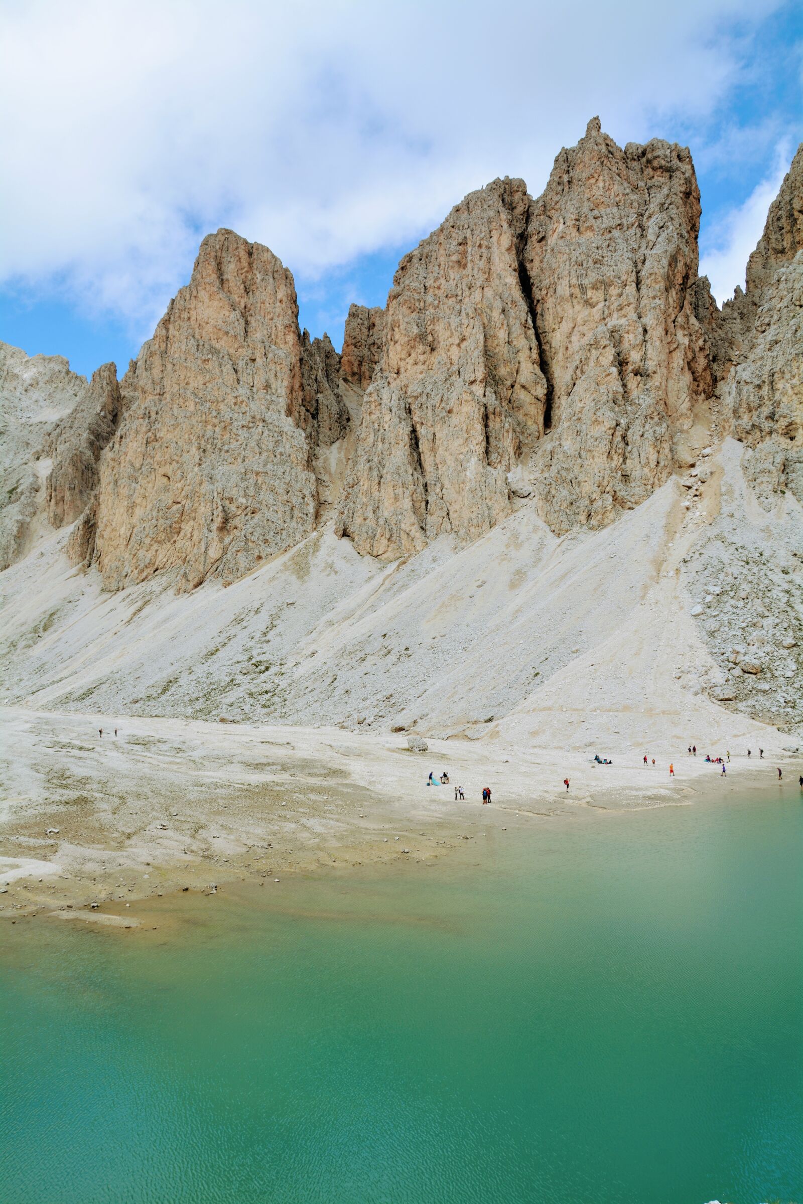 Nikon D7100 sample photo. Dolomites, lake, beach photography