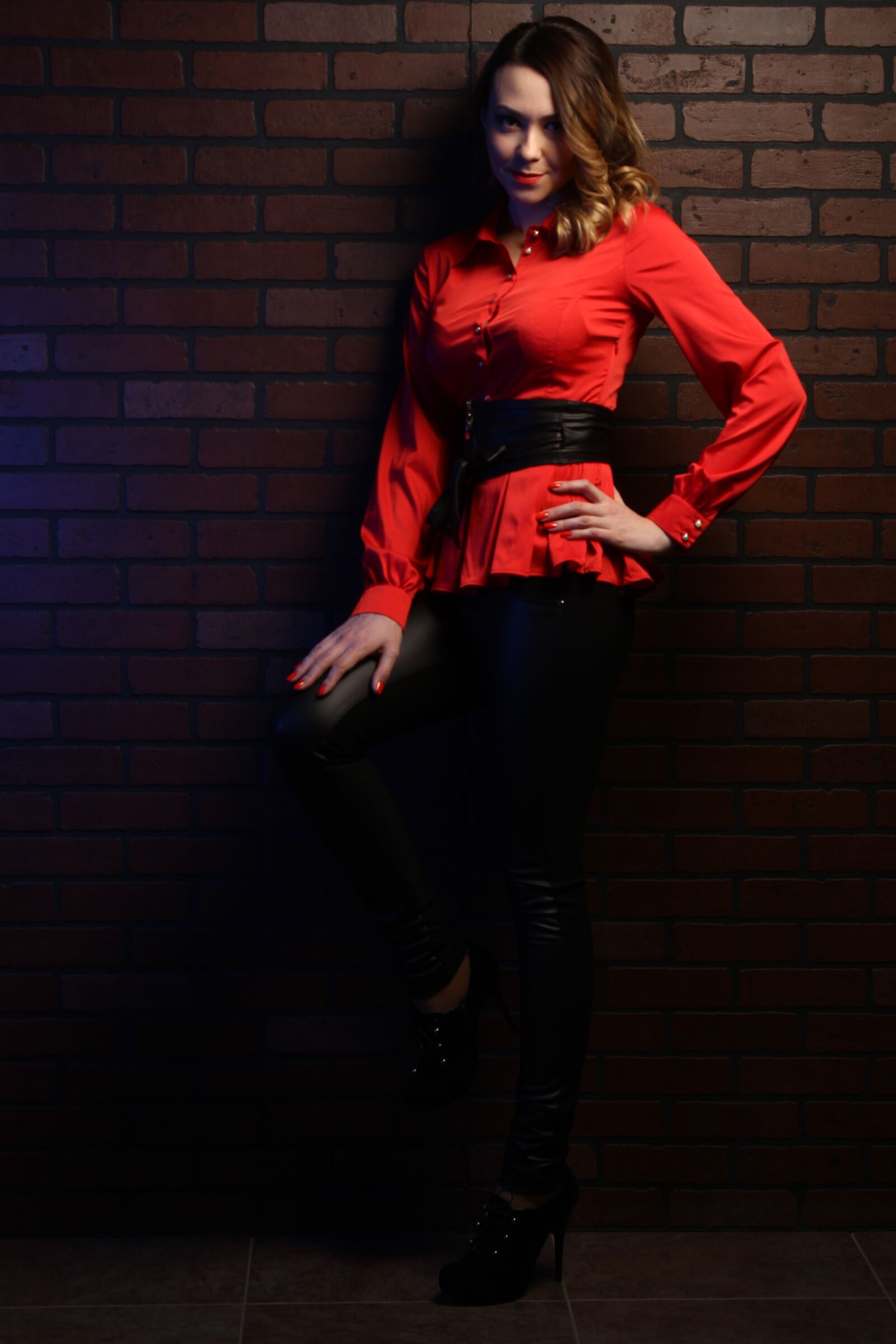 Canon EOS 7D sample photo. Girl, red, beauty photography