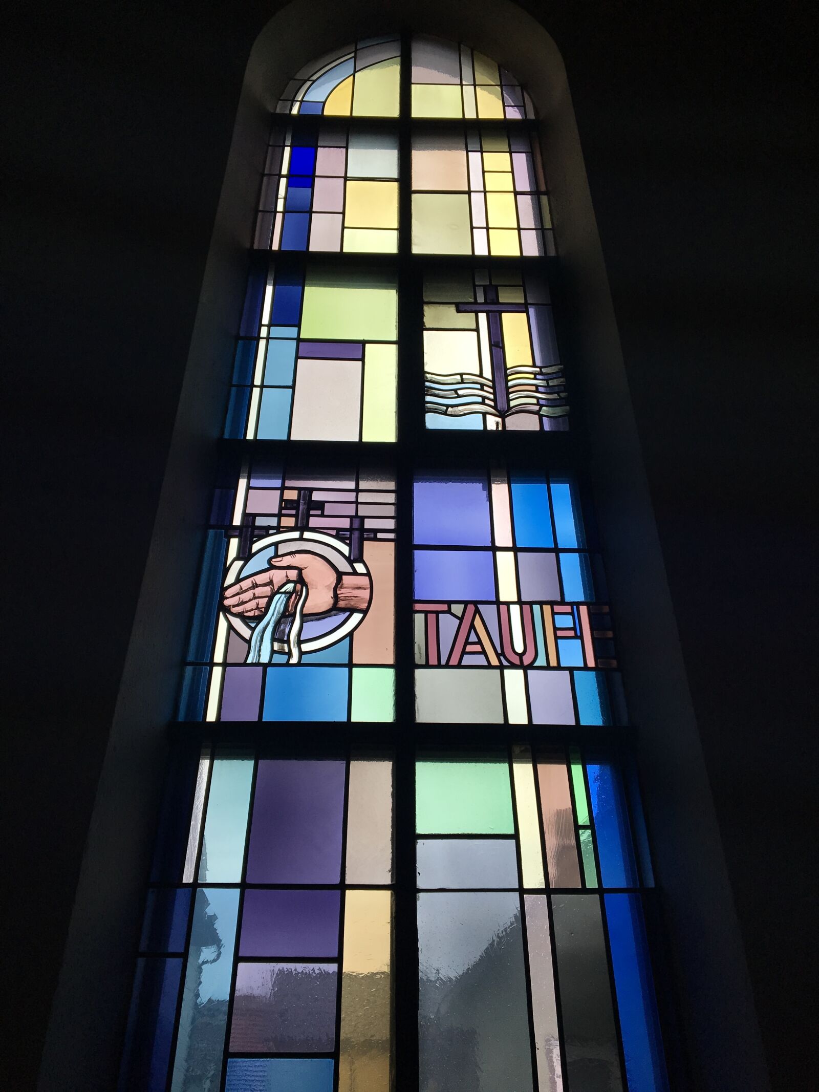 Apple iPhone 6s sample photo. Window, church, baptism photography