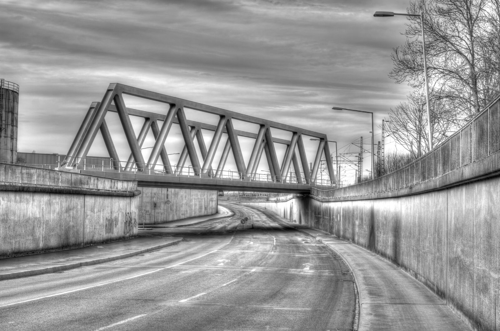 Nikon D7100 sample photo. Hdr, bridge, emden germany photography
