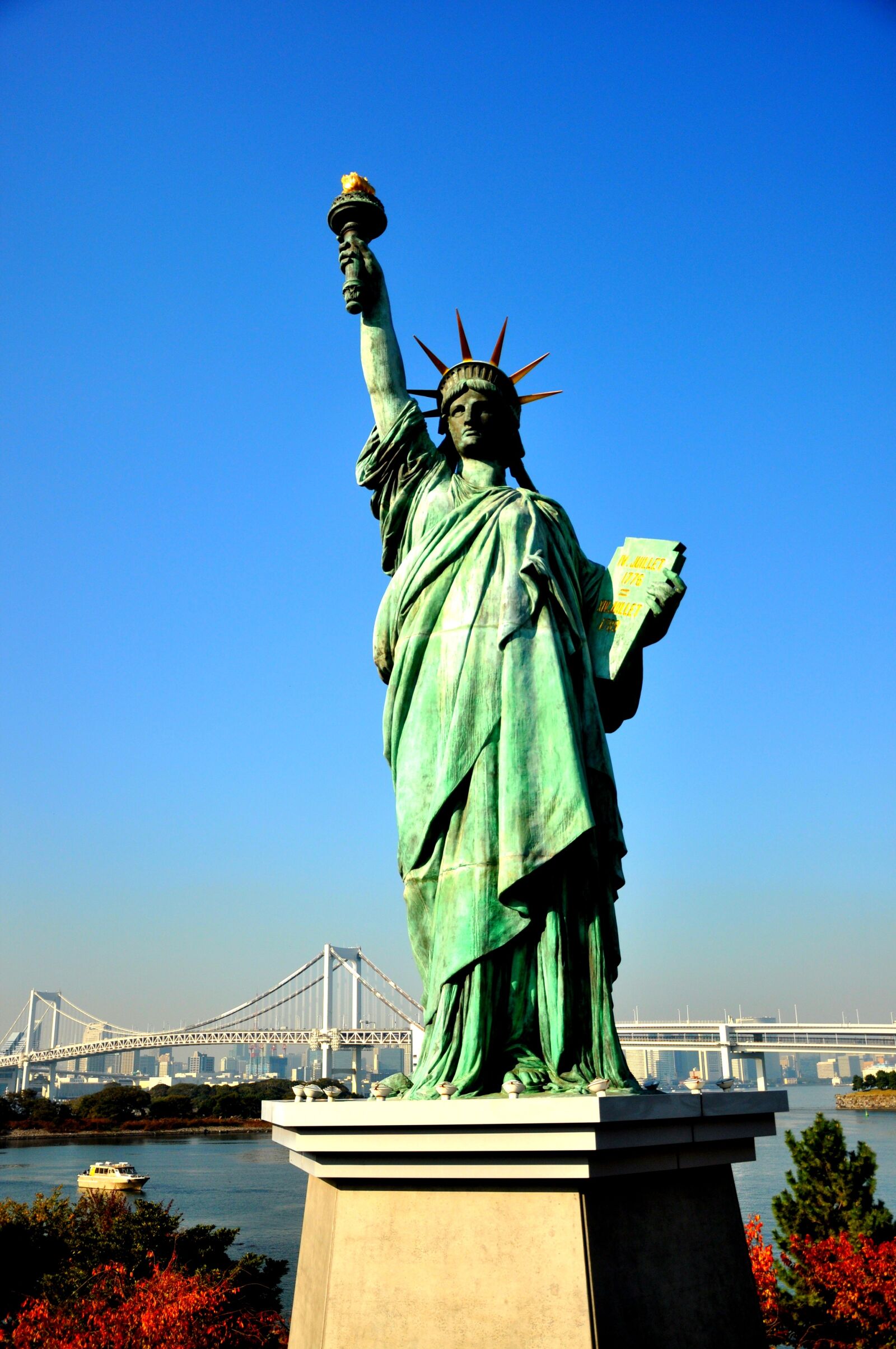 Nikon D90 sample photo. Statue, liberty, japan photography