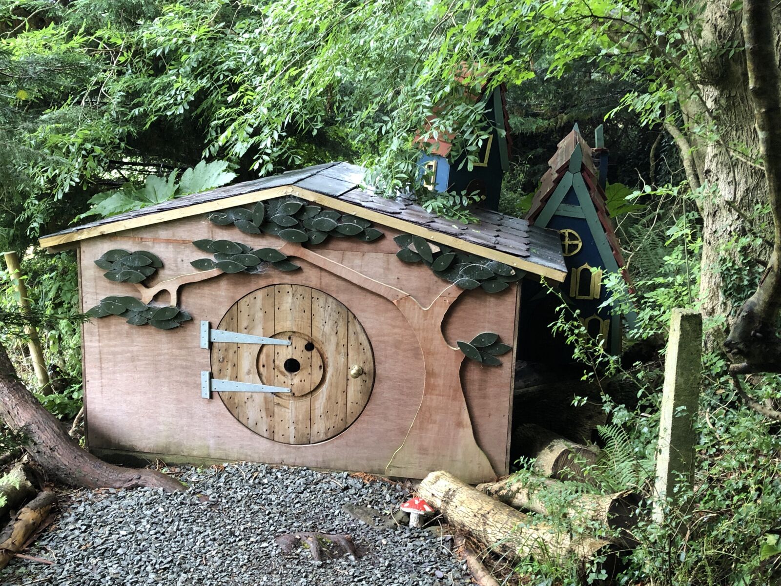 iPhone 8 back camera 3.99mm f/1.8 sample photo. Hobbit house, ireland, kilmokea photography