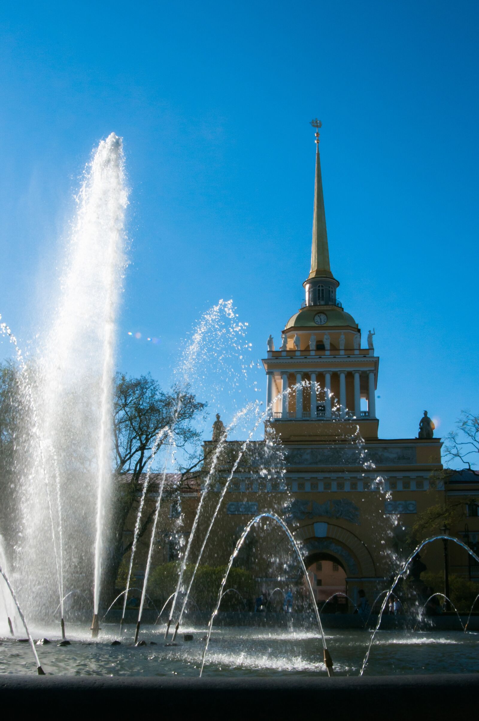 Nikon D300S sample photo. Architecture, fountain, the admiralty photography
