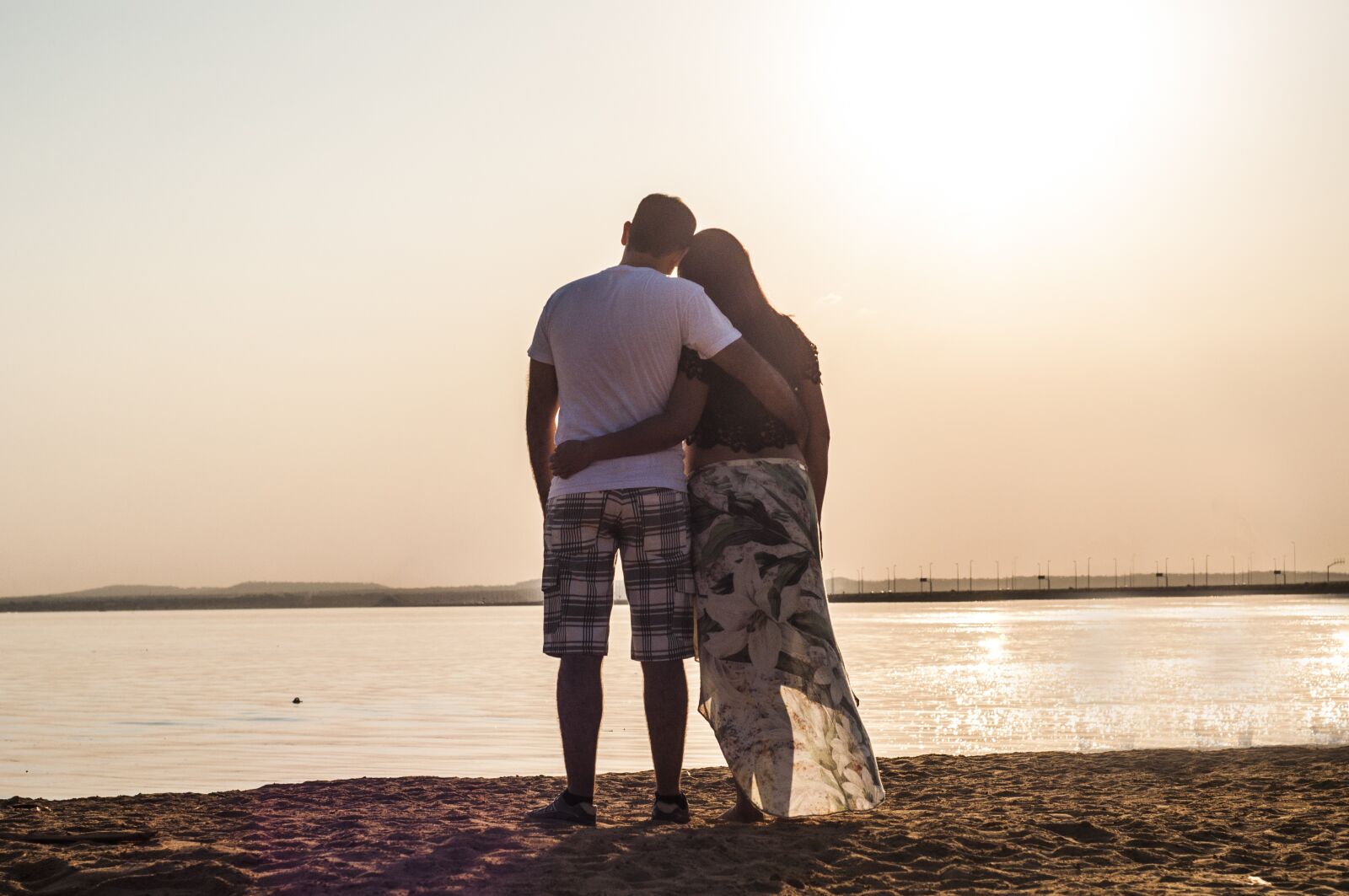 Nikon D90 sample photo. Casal, pregnant, maternity test photography