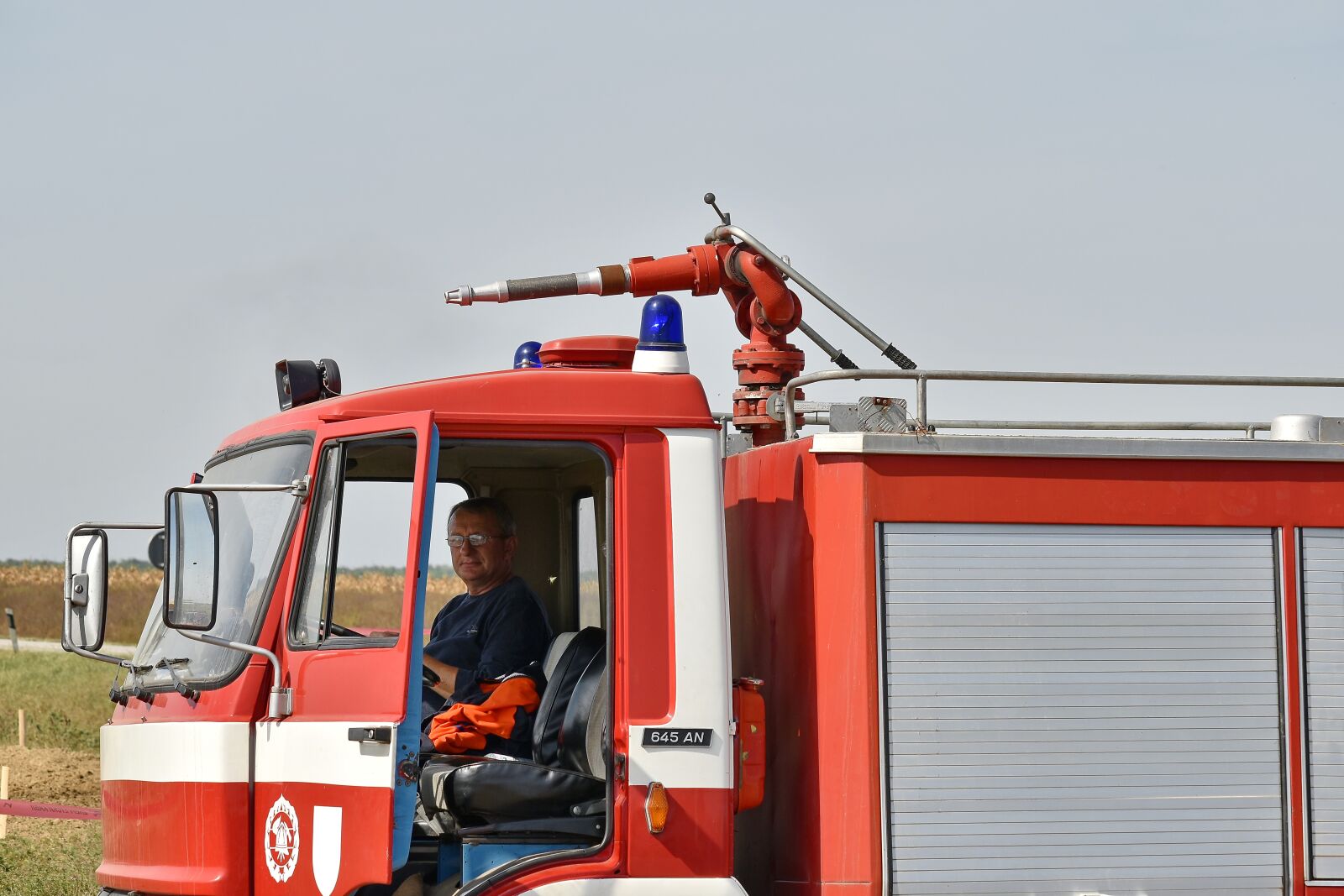 Nikon D5500 sample photo. Fire drill, fire engine photography