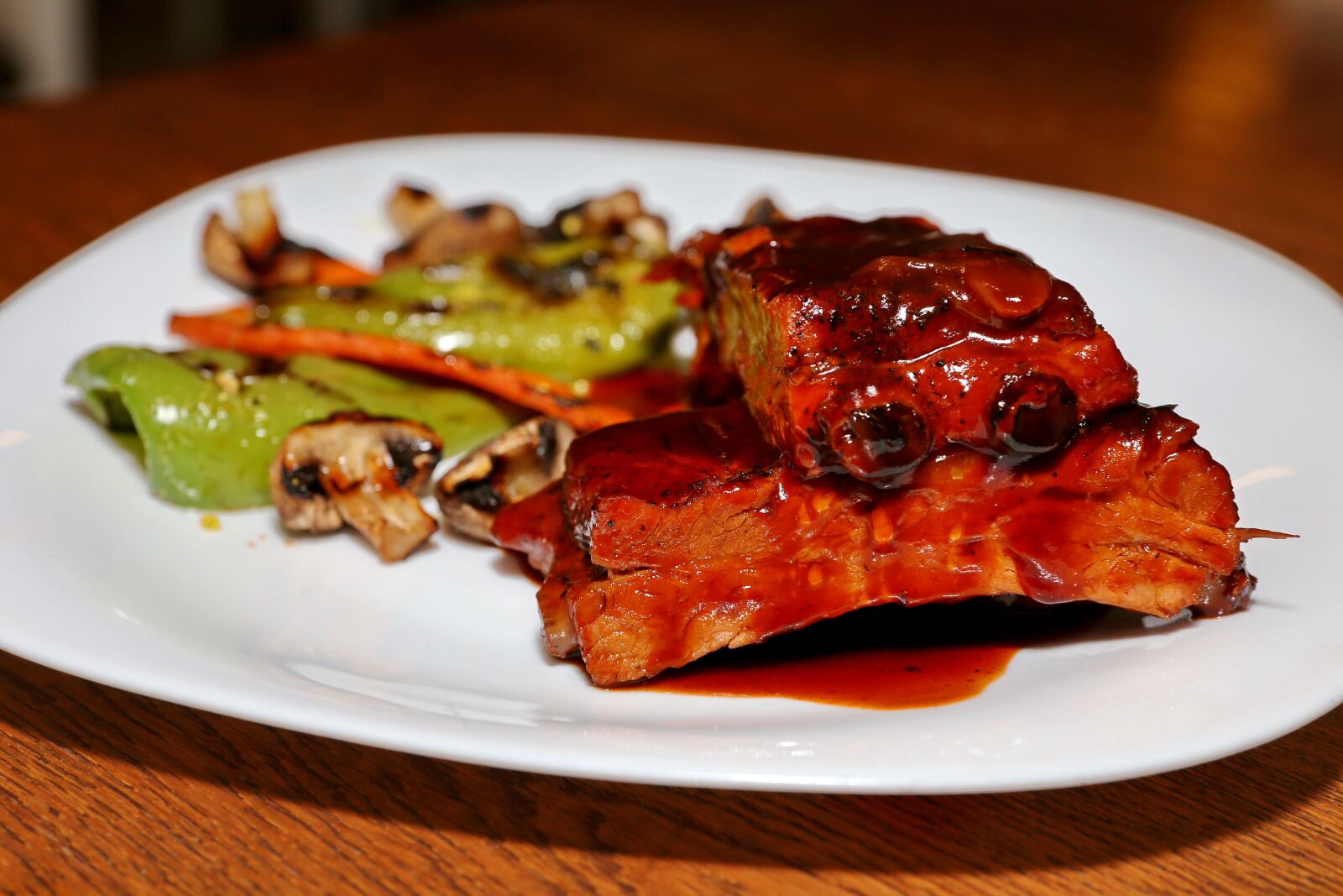 Canon 24-70mm F2.8 DG OS HSM | Art 017 sample photo. Pork, grill, food photography